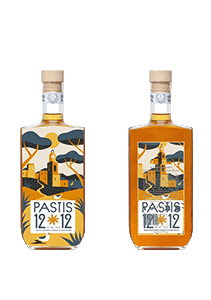 bouteille alcool  PASTIS 12/12  Original  